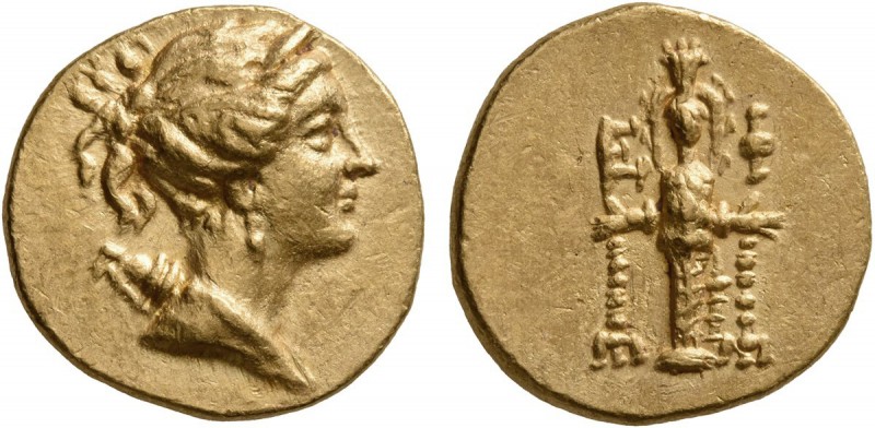 IONIA. Ephesos. 133-88 BC. Stater (Gold, 19 mm, 8.42 g, 12 h), circa 122/1-121/0...