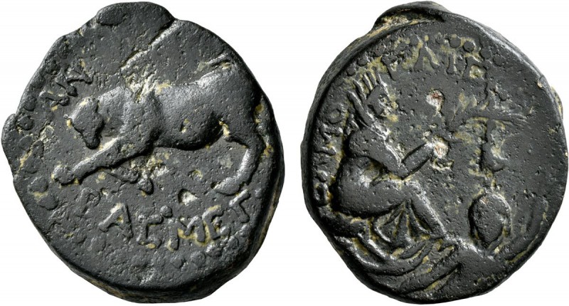 KINGS OF COMMAGENE. Antiochos I Theos, circa 69-34 BC. AE (Bronze, 27 mm, 17.36 ...