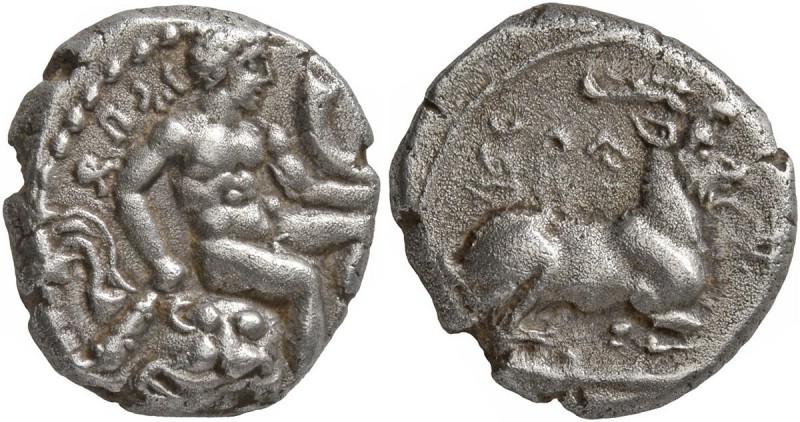 CYPRUS. Salamis. Evagoras I, circa 411-374 BC. Tetrobol (Silver, 15 mm, 3.24 g, ...