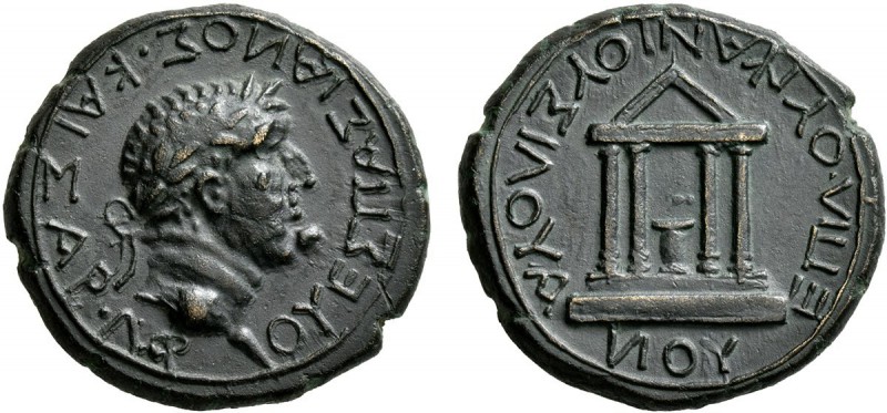 PHRYGIA. Amorium. Vespasian, 69-79. Diassarion (Bronze, 23 mm, 8.87 g, 6 h), L. ...