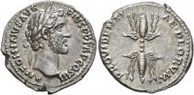Antoninus Pius, 138-161. Denarius (Silver, 18 mm, 3.33 g, 9 h), Rome, 140-143. ANTONINVS AVG PIVS P P TR P COS III Laureate head of Antoninus Pius to ...