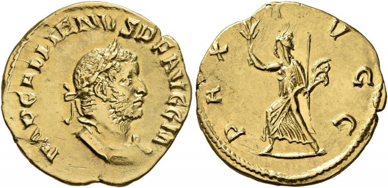 Gallienus, 253-268. Aureus (Gold, 18 mm, 2.65 g, 7 h), Rome, 257. IMP GALLIENVS ...