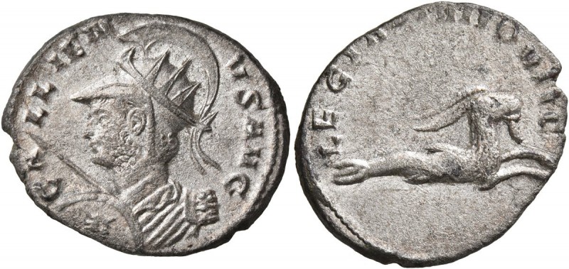Gallienus, 253-268. Antoninianus (Billon, 22 mm, 3.45 g, 1 h), Mediolanum, 260-2...