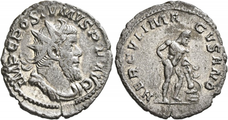 Postumus, Romano-Gallic Emperor, 260-269. Antoninianus (Silver, 24 mm, 3.01 g, 1...