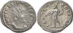 Postumus, Romano-Gallic Emperor, 260-269. Antoninianus (Billon, 22 mm, 3.08 g, 12 h), Cologne, first half of 268. IMP C POSTVMVS P F AVG Radiate, drap...