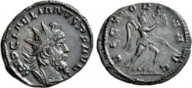 Laelianus, Romano-Gallic usurper, 269. Antoninianus (Bronze, 22 mm, 3.60 g, 6 h), Cologne. IMP C LAELIANVS P F AVG Radiate and cuirassed bust of Laeli...