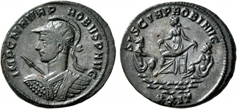 Probus, 276-282. Antoninianus (Silvered bronze, 23 mm, 3.81 g, 6 h), Siscia, 277...