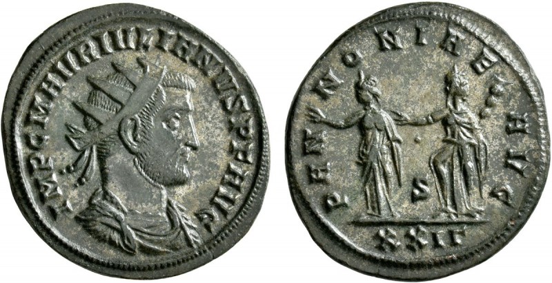 Julian of Pannonia, usurper, 284-285. Antoninianus (Silvered bronze, 22 mm, 3.90...
