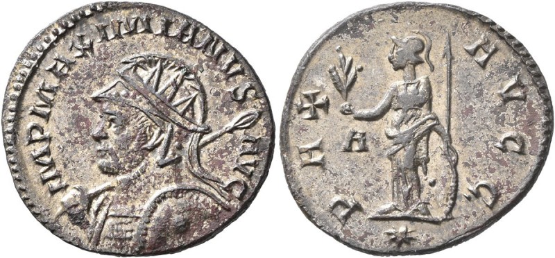 Maximianus, first reign, 286-305. Antoninianus (Silvered bronze, 22 mm, 3.45 g, ...