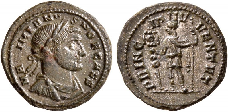Galerius, as Caesar, 293-305. Quinarius (Silvered bronze, 16 mm, 2.06 g, 11 h), ...