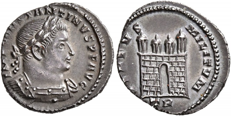 Constantine I, 307/310-337. 1/2 Argenteus (Silver, 15 mm, 1.64 g, 5 h), Treveri,...