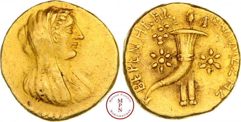 Égypte, Bérénice II (276-221) femme de Ptolémée III, Hemidrachme, Av, Buste voil...