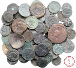 Monnaies antiques Lot de 87 bronzes + 1 drachme, Lot de 88 monnaies antiques. AS SEEN, NO RETURN.
