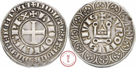 Louis IX (1226-1270), Saint Louis, Gros tournois, Après 1266, Av. + LVDOVICVS. REX / BNDICTV: SIT: NOME: DNI: NRI: DEI: IHV. XPI, Rv. + TVRONV.S. CIVI...
