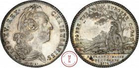 Louis XV (1715-1774), Extraordinaire des Guerres, Jeton, 1774, Paris, Av. LUD . XV . REX . CHRITIANISS., Buste lauré et voilé à droite, Rv. DONEC TUBA...