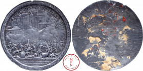 Louis XVI (1774-1792), Prise de la Bastille, Médaille, Palloy, Uniface, 1789, Paris, Av. SIEGE DE LA BASTILLE / DEDIE AUX ELECTEURS DE 1789 PAR PALLOY...