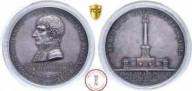 Consulat (1799-1804), Érection de la Fontaine Bonaparte à Marseille, Médaille, Poize, AN 10 (1801-1802), Av. AU Ier CONSUL BONAPARTE, VAINQr PACIFICr ...