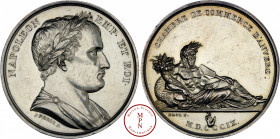 Napoléon Ier (1804-1815), Médaille de la Chambre de Commerce d'Anvers, Médaille, Droz, 1809 Av. NAPOLEON EMP. ET ROI., Tête laurée à droite, Rv. CHAMB...