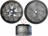 Troisième République (1870-1940), Poinçon en relief, Légion d'Honneur, (1870), Av. Croix de Malte, branche d'olivier et de chêne, Acier trempé, SUP, 7...