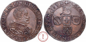 Belgique, Pays-Bas méridionaux, Philippe IV (1621-1665), Jeton, États de Lille, 1642, Lille, Av. PHIL. IIII. D. G. HISP. REX. DOM. PROV. INS. 1642, Bu...