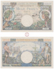 État Français (1940-1944), Banque de France, 1000 Francs COMMERCE ET INDUSTRIE, type 1940, 06/07/44 NEUF, F.39.10, Billet neuf !