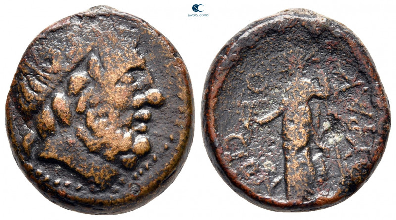 Sicily. Syracuse. Time of Roman Rule 214-212 BC. 
Bronze Æ

20 mm, 7,53 g

...