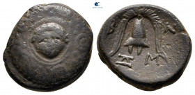 Kings of Macedon. Miletos or Mylasa. Alexander III "the Great" after circa 336-323 BC. Bronze Æ
