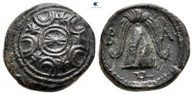 Kings of Macedon. Uncertain mint in Macedon. Time of  Alexander III - Kassander 325-310 BC. Half Unit Æ