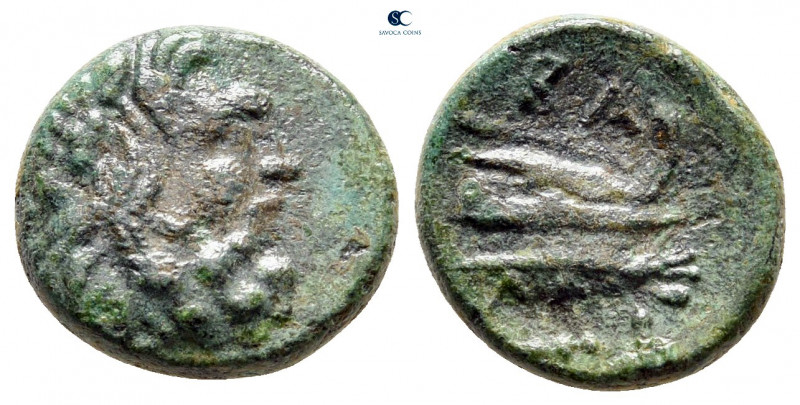 Kings of Macedon. Uncertain mint. Philip V 221-179 BC. 
Bronze Æ

14 mm, 2,43...