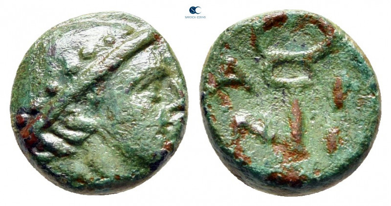Thrace. Ainos circa 280-200 BC. 
Bronze Æ

10 mm, 1,04 g



very fine