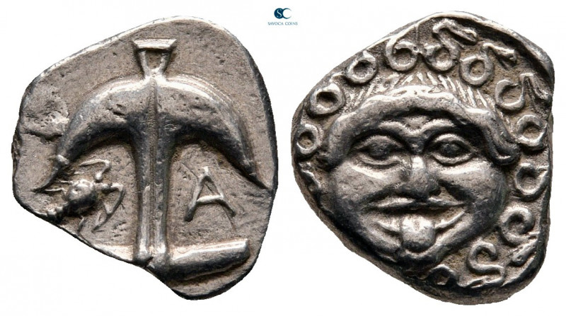 Thrace. Apollonia Pontica circa 480-450 BC. 
Drachm AR

13 mm, 3,28 g



...