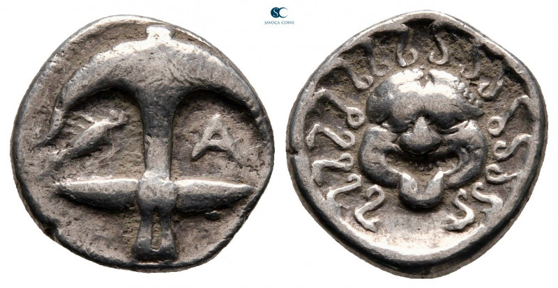 Thrace. Apollonia Pontica circa 480-450 BC. 
Drachm AR

14 mm, 2,81 g



...
