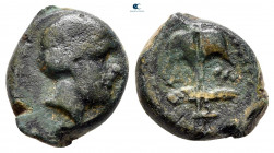 Thrace. Apollonia Pontica circa 350-200 BC. Dichalkon Æ