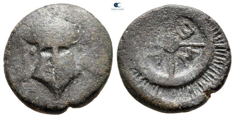 Thrace. Mesembria circa 400-350 BC. 
Bronze Æ

17 mm, 3,19 g



nearly ve...