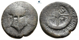 Thrace. Mesembria circa 400-350 BC. Bronze Æ