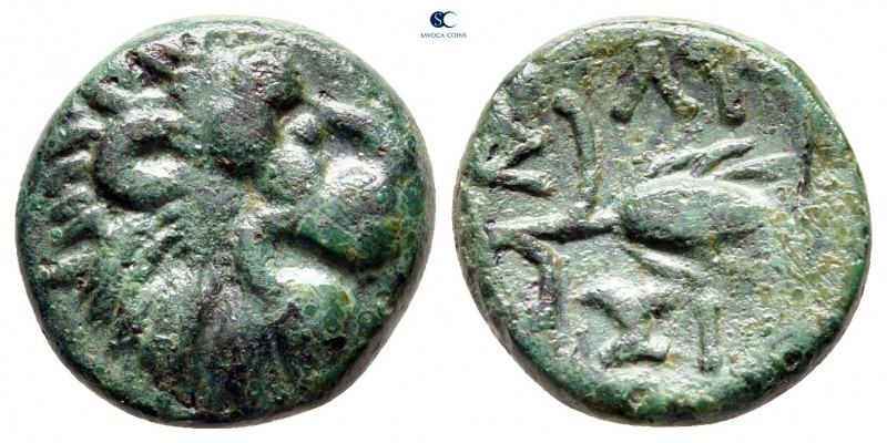 The Thracian Chersonese. Lysimacheia circa 225-198 BC. 
Bronze Æ

15 mm, 3,67...