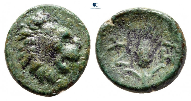 The Thracian Chersonese. Lysimacheia circa 225-198 BC. 
Bronze Æ

11 mm, 1,07...