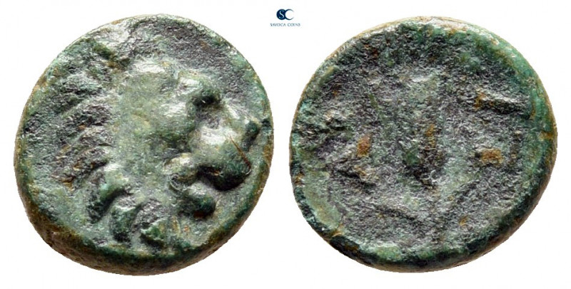 The Thracian Chersonese. Lysimacheia circa 225-198 BC. 
Bronze Æ

10 mm, 0,95...