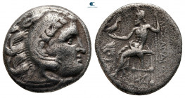 Kings of Thrace. Kolophon. Macedonian. Lysimachos 305-281 BC. In the name and types of Alexander the Great. Drachm AR