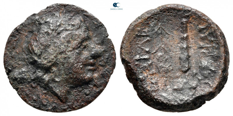 Scythia. Uncertain mint. Sariakos 179-150 BC. 
Bronze Æ

17 mm, 2,56 g


...