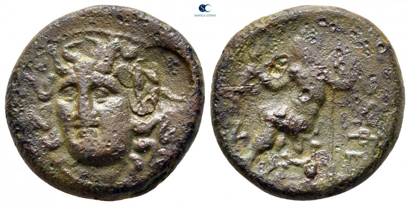 Thessaly. Gomphi-Philippopolis circa 350-300 BC. 
Bronze Æ

20 mm, 8,07 g

...