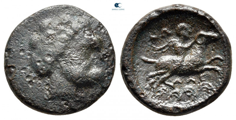 Thessaly. Halos circa 300-190 BC. 
Chalkous Æ

13 mm, 2,42 g



very fine...