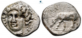 Thessaly. Larissa circa 365-356 BC. Drachm AR