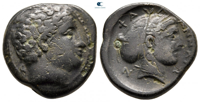 Thessaly. Phalanna circa 350-300 BC. 
Trichalkon Æ

20 mm, 7,99 g



very...