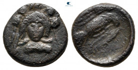 Euboea. Chalkis circa 350-300 BC. Bronze Æ