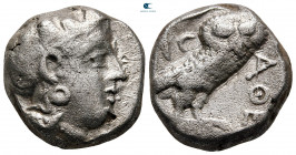 Attica. Athens circa 286-280 BC. Tetradrachm AR