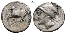 Corinthia. Corinth circa 345-307 BC. Hemidrachm AR