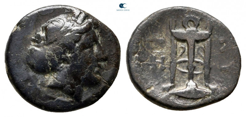 Mysia. Kyzikos circa 350-300 BC. 
Bronze Æ

11 mm, 1,21 g



nearly very ...