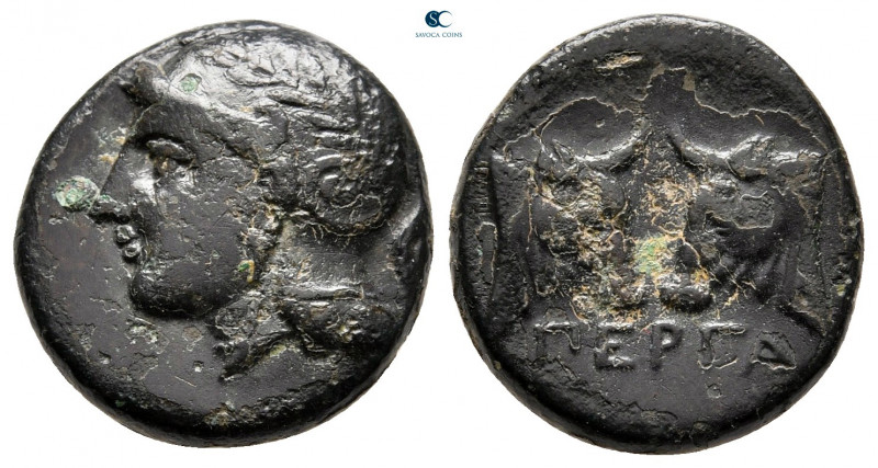 Mysia. Pergamon circa 310-284 BC. 
Bronze Æ

17 mm, 4,03 g



very fine
