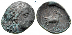 Aiolis. Aigai circa 200-100 BC. Bronze Æ